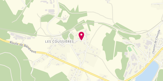 Plan de Brs SAS, 39 Les Coussières Rue Ecureuils, 23000 Saint-Sulpice-le-Guérétois