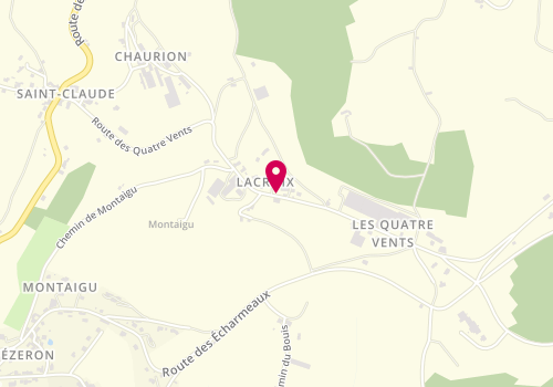 Plan de SR Menuiseries, Zone Artisanale 4 Lieu-Dit 4 Vents, 42670 Belmont-de-la-Loire