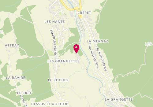 Plan de Menuiserie RICHARD Philippe, 495 Route Vieux Moulin, 74110 Morzine