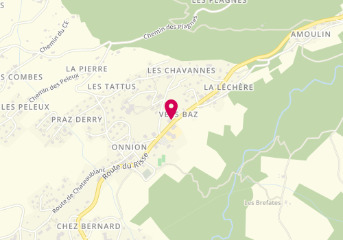 Plan de Menuiserie Lorenzi Baptiste, Vers Baz
915 Route du Risse, 74490 Onnion