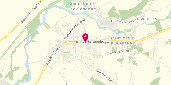 Plan de Charlieu Agencement, 236 Rue de la Republique, 42750 Saint-Denis-de-Cabanne