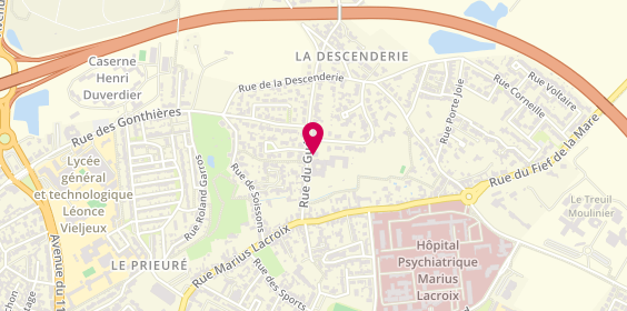 Plan de Entreprise le Dannois, 10 Rue du Gué, 17000 La Rochelle