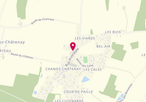 Plan de Philippe Profession Menuisier, 82 Rue Principale, 01400 Chanoz-Châtenay