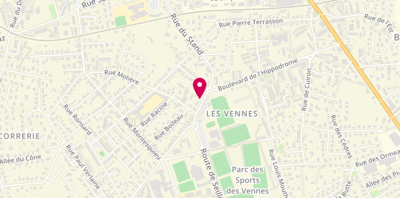 Plan de Msm Depannages Maintenance, 102 Rue du Stand, 01000 Bourg-en-Bresse