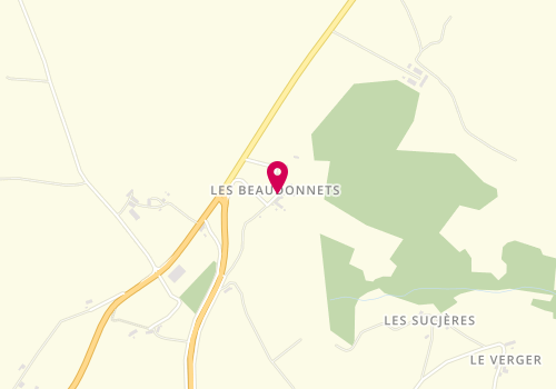 Plan de GONZALEZ José, Les Beaudonnets, 63700 Buxières-sous-Montaigut