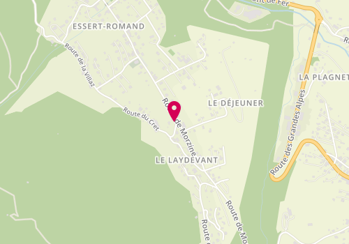 Plan de Jean-Paul Petit Menuisier, 20 Bis Route Cret, 74110 Essert-Romand