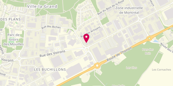 Plan de Challoin, 1 Rue de Montréal, 74100 Ville-la-Grand