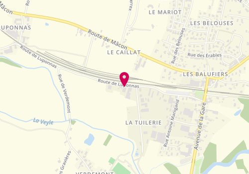 Plan de Menuiserie Poncet, la Tuilerie
Route de Luponnas, 01540 Vonnas