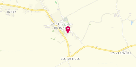 Plan de BURDIN Philippe, Le Bourg, 71110 Saint-Julien-de-Jonzy