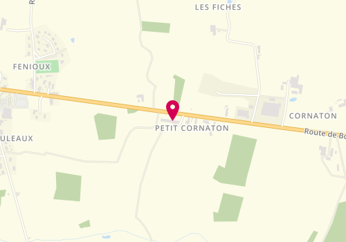 Plan de Rdo Fermetures et Stores, 686 Route de Bourg en Bresse, 01310 Confrançon