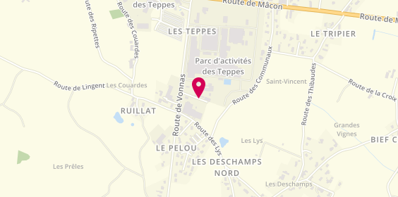 Plan de Bourdon Menuiserie, 81 chemin Mayer, 01380 Saint-Cyr-sur-Menthon