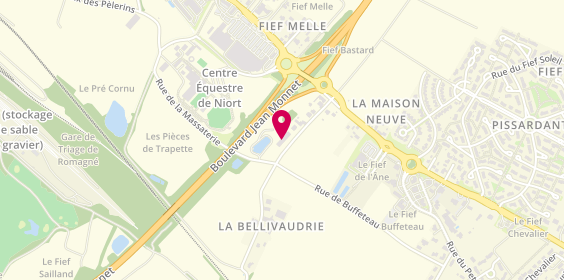 Plan de COUE Patrice, 14 Rue de la Bellivaudrie, 79000 Niort