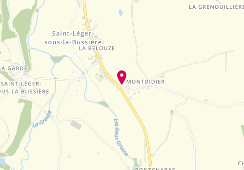Plan de Menuiserie Laffay Père et Fils, Les Grandes Verchères, 71520 Saint-Léger-sous-la-Bussière