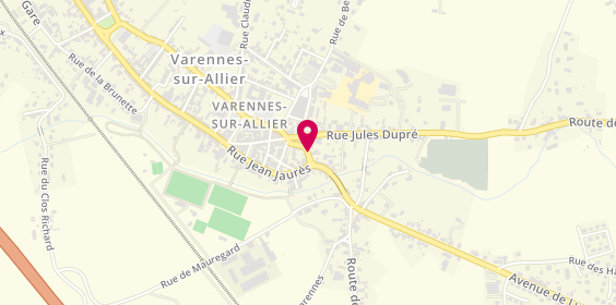Plan de Menuiserie Martin, 1 Rue de la Villette, 03150 Varennes-sur-Allier