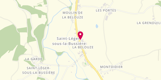 Plan de CHEVALIER Christian, La Belouze, 71520 Saint-Léger-sous-la-Bussière