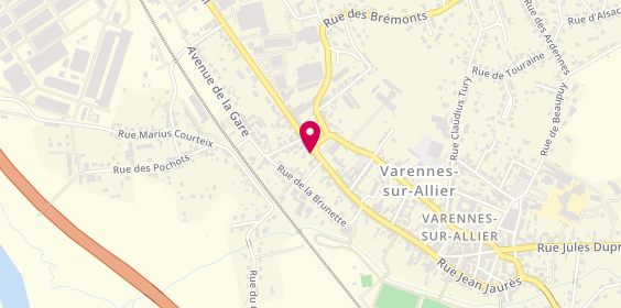 Plan de SARL Chomet Dumond, 11 Rue de Vouroux, 03150 Varennes-sur-Allier