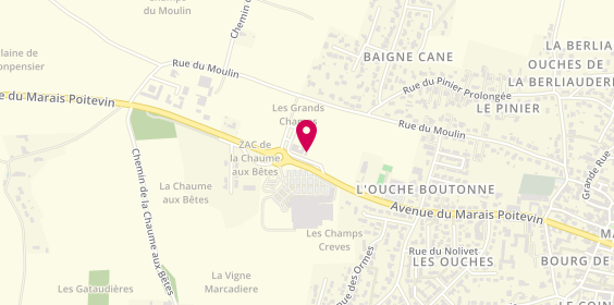 Plan de Les Cuisines Larippe, 13 Rue de la Reine des Prés, 79460 Magné
