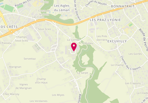 Plan de Jacquier Menuiserie, Route de l'Usine, 74140 Sciez