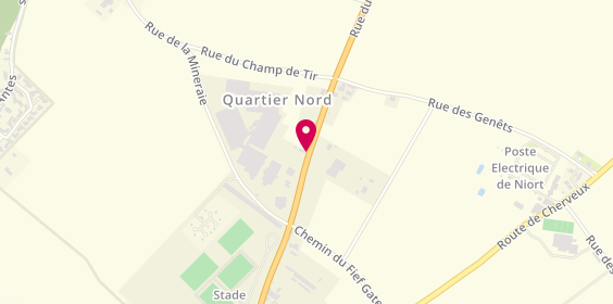 Plan de Le Choix de la Menuiserie, 317 Rue Mal Leclerc, 79000 Niort