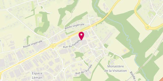 Plan de SARL Massicot Fermetures, 20 Rue Pamphiot Zone Artisanale des Hauts de Marclaz, 74200 Thonon-les-Bains