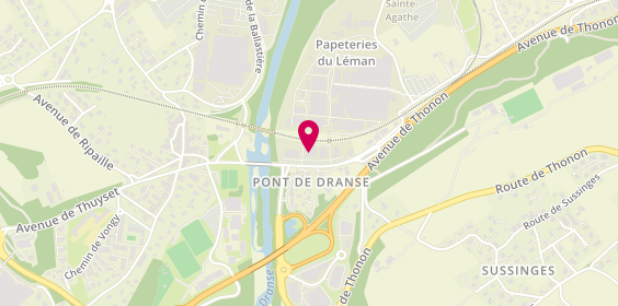 Plan de Roch Fermetures, 140 Rue du Pont de Dranse, 74500 Publier