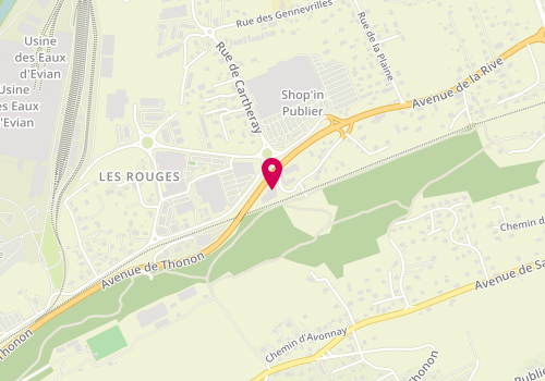 Plan de Vitrerie Jolivet, Rue des Fourches, 74500 Amphion Les Bains