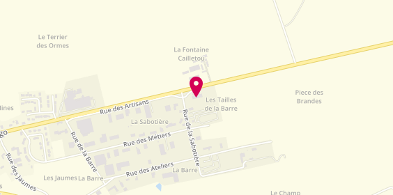 Plan de Eric Fermetures & Menuiseries, Zone Industrielle Est
1 Rue de la Sabotière, 86500 Montmorillon