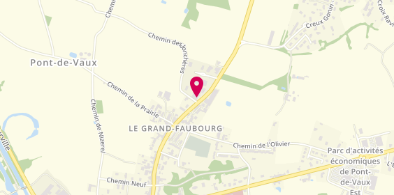 Plan de 2MP Fermetures Pont-de-Vaux - Groupe Morand, 53 le Grand Faubourg, 01190 Pont-de-Vaux