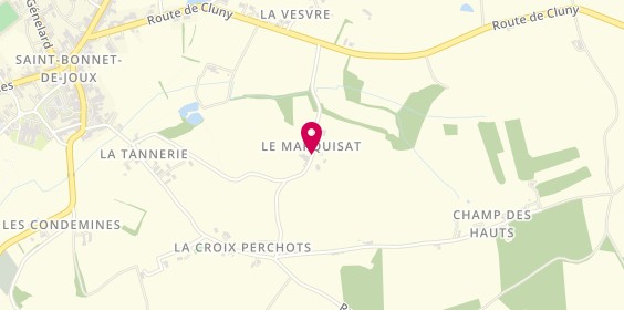 Plan de CHASPOT Louis, Lieu-Dit le Marquisat, 71220 Saint-Bonnet-de-Joux