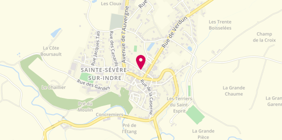 Plan de GERBAUD Alain, Avenue d'Auvergne, 36160 Sainte-Sévère-sur-Indre
