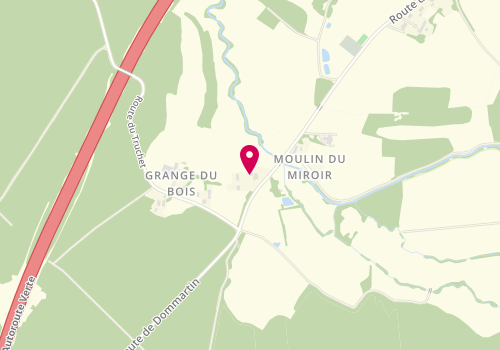 Plan de MENUISERIE Samuel Gonnod, 1366 Route de Dommartin
La Grange du Bois, 71480 Le Miroir