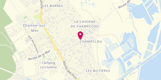 Plan de Menuiserie Charpente Lambert, 44 Route des Aires, 85340 Les Sables-d'Olonne