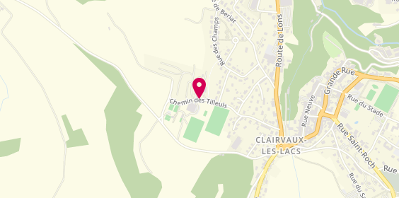 Plan de Etablissements Claude Girod, 6 Chemin des Tilleuls, 39130 Clairvaux-les-Lacs