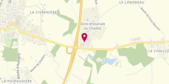 Plan de Atelier de l'Ebène, 3 Rue du Pont Mourat
Zone Artisanale du Chaillot, 85310 Nesmy