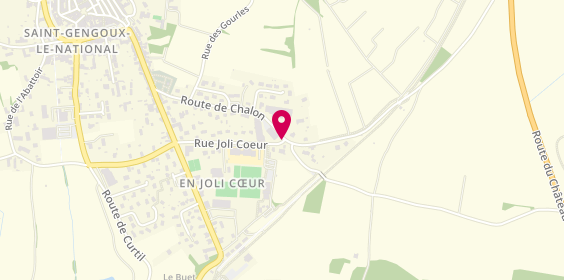 Plan de Ej Menuiserie, 22 Route Chalon, 71460 Saint-Gengoux-le-National