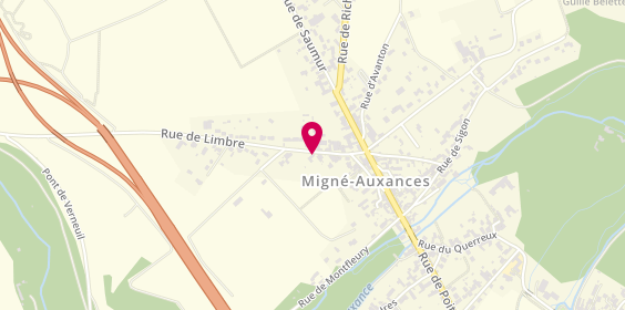 Plan de Maxime Menin Menuiserie, Rue de Limbre, 86440 Migné-Auxances