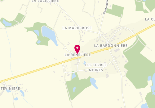 Plan de Mds Menuiserie, 10 la Renelière, 85150 Saint-Georges-de-Pointindoux