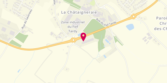 Plan de Renault & Fils - Menuiserie & Charpente, Zone Industrielle 
La Plaine, 85120 La Châtaigneraie