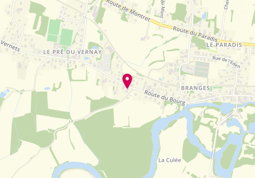 Plan de Scmbg-Menuiserie de la Villeneuve, 340 Route du Bourg, 71500 Tronchy