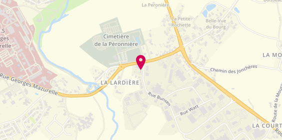 Plan de La Menuiserie du Val d'yon, 12 Rue Bunsen, 85000 La Roche-sur-Yon
