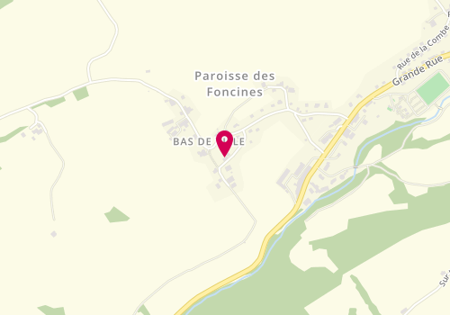 Plan de Menuiserie Bourgeois, 36 Bas de Ville, 39460 Foncine-le-Haut