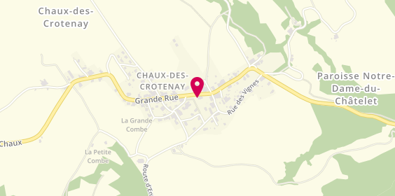 Plan de ETIEVANT Patrice, 28 Grande Rue, 39150 Chaux-des-Crotenay