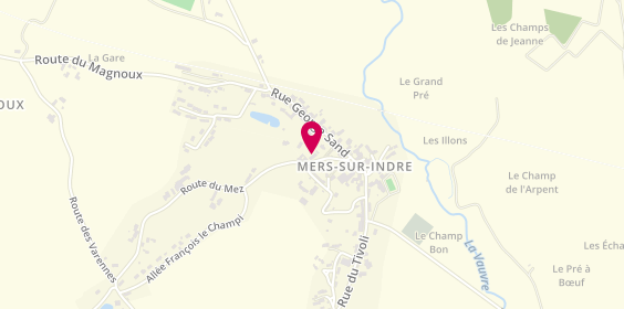 Plan de Msl Menuiserie, 7 Route du Mez, 36230 Mers-sur-Indre