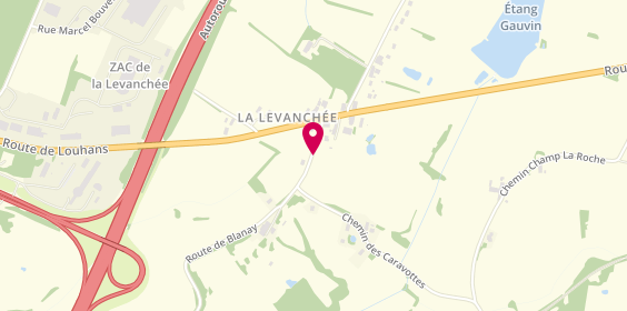 Plan de Ac Menuiserie, La Levanchée 105 Route Blanay, 39570 Courlaoux