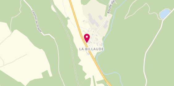 Plan de MB MENUISERIES, 1 Route des Cascades Lieu-Dit la Billaude, 39300 Le Vaudioux