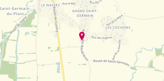 Plan de Olican Agencement, 76 Route de Baudrières, 71370 Saint-Germain-du-Plain
