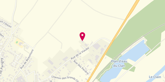Plan de Chapelet Deschamps Menuiseries, 1 Rue des Compagnons, 86130 Jaunay-Marigny