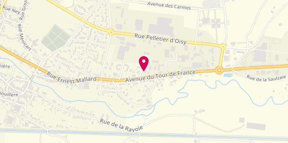 Plan de Dumay Menuiserie, 161 avenue du Tour de France, 18200 Saint-Amand-Montrond
