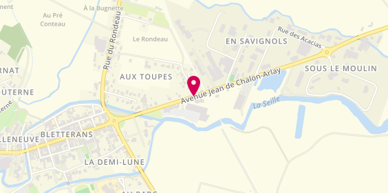 Plan de Ets Balivet, Zone des Bords de Seille
2 Avenue Jean de Chalon d'Arlay, 39140 Bletterans