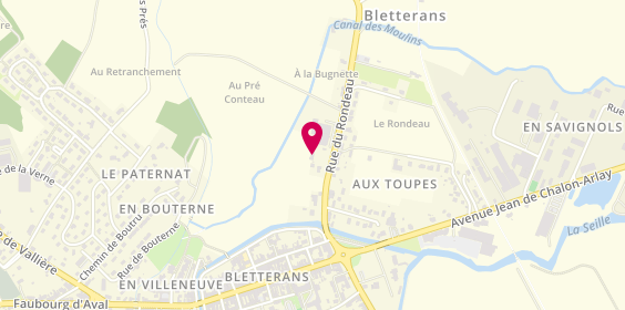 Plan de Tout Faire Materiaux, Rue du Rondeau, 39140 Bletterans
